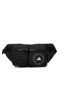 Adidas by Stella McCartney - adidas by Stella McCartney Saszetka nerka adidas by Stella McCartney Bum IW1618 Czarny. Kolor: czarny. Materiał: materiał