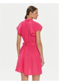 GAP - Gap Sukienka koszulowa 665886-00 Różowy Regular Fit. Kolor: różowy. Materiał: bawełna. Typ sukienki: koszulowe