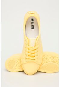 Big-Star - Big Star - Tenisówki. Nosek buta: okrągły. Zapięcie: sznurówki. Kolor: żółty. Materiał: guma #5