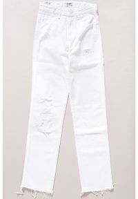 Wrangler - DAMSKIE SPODNIE JEANSOWE WRANGLER RETRO STRAIGHT WHITE DESTROYED W238DM13H 112127869. Styl: retro #4