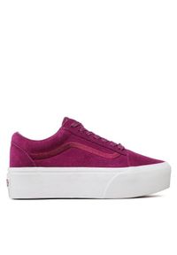 Vans Tenisówki Old Skool Stackform VN0009PZDRV1 Fioletowy. Kolor: fioletowy. Materiał: skóra, zamsz