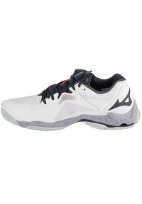 Buty siatkarskie męskie Mizuno Wave Lightning Z8. Kolor: biały, wielokolorowy, czarny. Materiał: materiał, syntetyk, tkanina. Model: Mizuno Wave. Sport: siatkówka