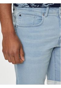 Petrol Industries Szorty jeansowe M-1040-SHO001 Niebieski Slim Fit. Kolor: niebieski. Materiał: bawełna #3