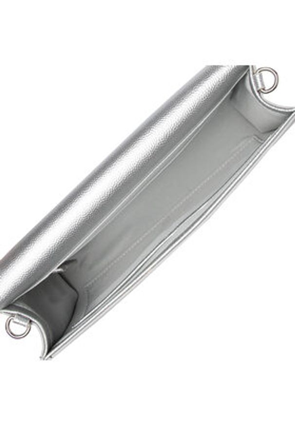 VALENTINO - Valentino Torebka Divina VBS1R401G Srebrny. Kolor: srebrny. Materiał: skórzane