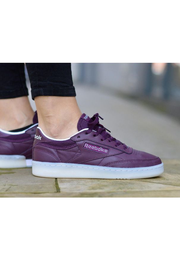 Buty lifestyle damskie Reebok Club C 85 OTC BD4464. Kolor: fioletowy. Model: Reebok Club