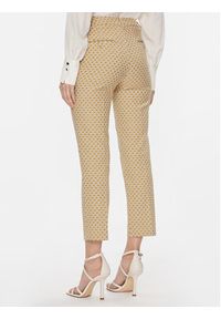 Weekend Max Mara Spodnie materiałowe Odile 2415131041 Żółty Regular Fit. Kolor: żółty. Materiał: bawełna