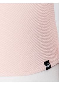 Puma T-Shirt Her 674063 Różowy Slim Fit. Kolor: różowy. Materiał: bawełna