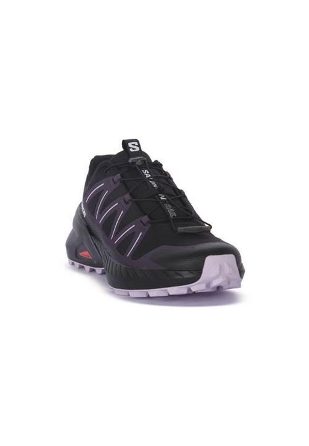 salomon - Buty do biegania damskie Salomon Speedcross Peak W. Kolor: czarny. Materiał: materiał, syntetyk. Szerokość cholewki: normalna. Model: Salomon Speedcross