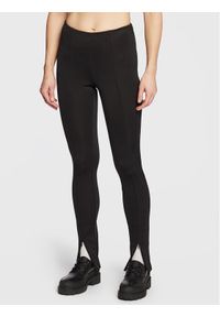 Calvin Klein Legginsy Technical K20K205357 Czarny Slim Fit. Kolor: czarny. Materiał: syntetyk