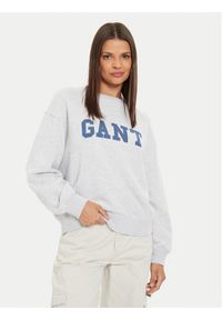 GANT - Gant Bluza Graphic 4200488 Szary Regular Fit. Kolor: szary. Materiał: bawełna #1