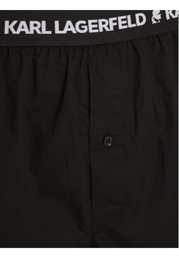 Karl Lagerfeld - KARL LAGERFELD Komplet 3 par bokserek 221M2134 Czarny. Kolor: czarny. Materiał: bawełna