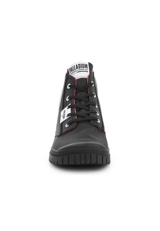 Buty do chodzenia unisex Palladium SP20 Overlab. Wysokość cholewki: za kostkę. Zapięcie: sznurówki. Kolor: czarny. Materiał: guma, syntetyk, materiał. Szerokość cholewki: normalna. Sport: turystyka piesza