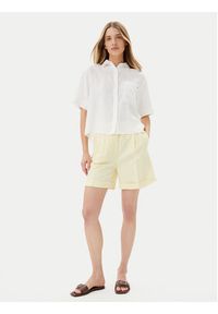 TOMMY HILFIGER - Tommy Hilfiger Koszula WW0WW44720 Biały Relaxed Fit. Kolor: biały. Materiał: len #3