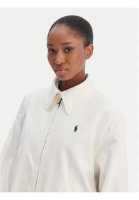 Polo Ralph Lauren Kurtka przejściowa 211A96311001 Écru Oversize. Typ kołnierza: polo. Materiał: bawełna #3