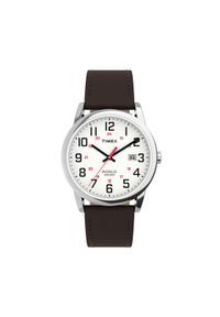Timex Zegarek Easy Reader Classic TW2Y12600 Brązowy. Kolor: brązowy
