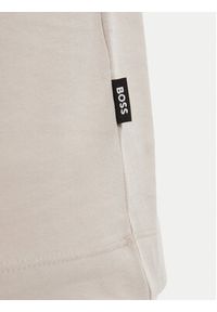 BOSS T-Shirt Thompson 01 50468347 Beżowy jasny Regular Fit. Kolor: beżowy. Materiał: bawełna #5
