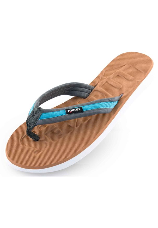 MARES - Klapki damskie Mares Seta – Caribbean Turquoise, roz. 41. Zapięcie: pasek. Kolor: beżowy, niebieski, wielokolorowy