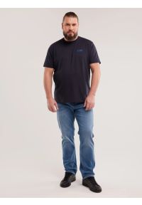 Big-Star - Koszulka męska z nadrukiem granatowa Tatisar 403. Kolor: niebieski. Materiał: jeans, bawełna. Długość: krótkie. Wzór: nadruk. Sezon: lato. Styl: sportowy, klasyczny #7