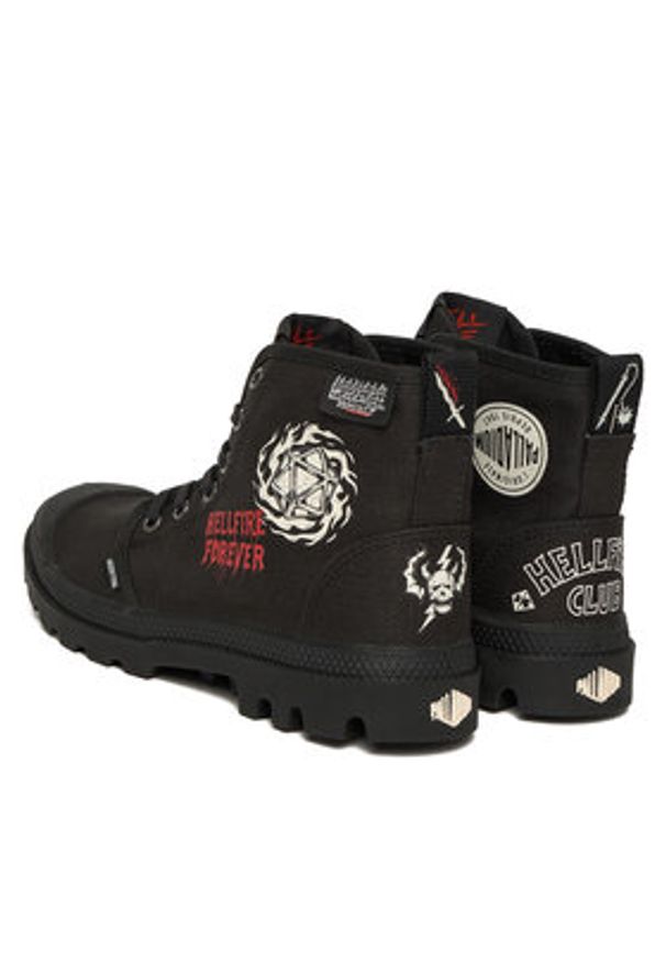 Palladium Trapery Pampa Hellfire 74496-001-M Czarny. Kolor: czarny. Materiał: materiał