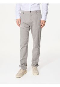 Reserved - Spodnie chino slim - ciemnobrązowy. Kolor: brązowy. Materiał: bawełna, tkanina #1