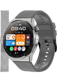 Smartwatch Enter SAT.111.2312.1411-SET Szary. Rodzaj zegarka: smartwatch. Kolor: szary