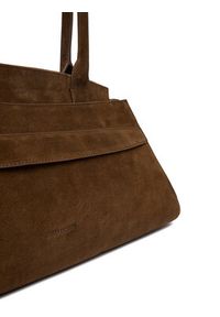 Gino Rossi - GINO ROSSI Torebka EO-LA224-19156A Brązowy. Kolor: brązowy. Materiał: zamszowe, skórzane #4