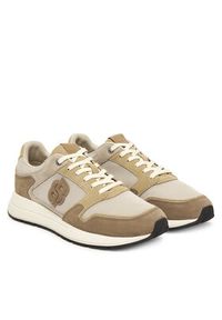 BOSS Sneakersy Vinston 50554612 Beżowy. Kolor: beżowy. Materiał: zamsz, skóra #5