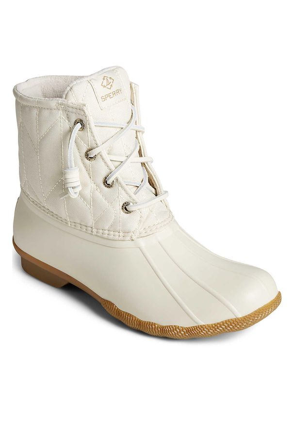 Sperry - SPERRY Damskie SeaCycled™ Saltwater Duck Boot — Ivory, rozmiar 4. Kolor: wielokolorowy