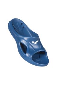 Klapki męskie basenowe Arena Hydrosoft II Hook - granatowe, Rozmiar buta 43. Okazja: na plażę. Kolor: niebieski. Materiał: tkanina