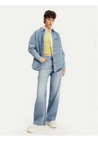 Calvin Klein Jeans Koszula jeansowa J20J225516 Niebieski Relaxed Fit. Kolor: niebieski. Materiał: bawełna #4