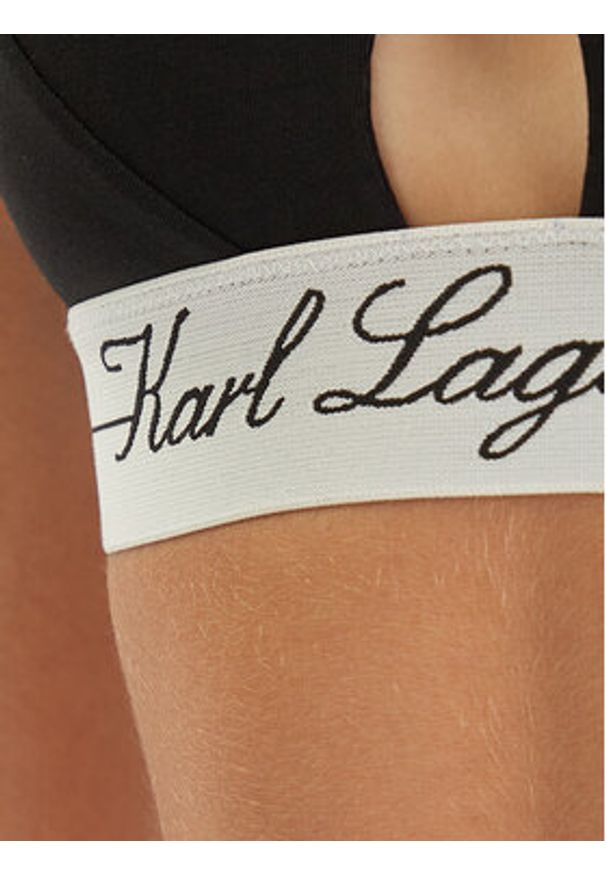 Karl Lagerfeld - KARL LAGERFELD Biustonosz bezfiszbinowy A1W47092 Czarny. Kolor: czarny. Materiał: bawełna