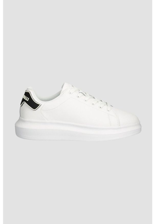 Just Cavalli - JUST CAVALLI Białe sneakersy Fondo Ursa Dis. 2, Rozmiar 39. Kolor: biały