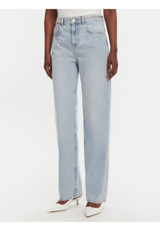 Liu Jo Jeansy UA5186 D4854 Niebieski Straight Leg. Kolor: niebieski