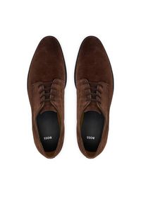BOSS Półbuty Tayil-L 50563099 Brązowy. Kolor: brązowy. Materiał: skóra, zamsz #2