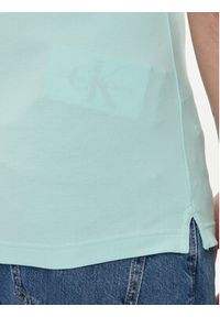 Calvin Klein Jeans Polo Embro Badge J30J325269 Niebieski Slim Fit. Typ kołnierza: polo. Kolor: niebieski. Materiał: bawełna #4