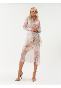 Guess Sukienka koszulowa W3RK18 WDW52 Kolorowy Regular Fit. Materiał: syntetyk. Wzór: kolorowy. Typ sukienki: koszulowe #1