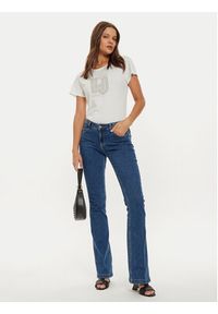 Liu Jo T-Shirt TF4209 J6040 Biały Regular Fit. Kolor: biały. Materiał: bawełna #2