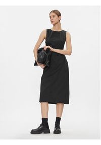 Tommy Jeans Sukienka koktajlowa Tjw Open Back Cotton Midi Dress DW0DW17431 Czarny Slim Fit. Kolor: czarny. Materiał: bawełna, syntetyk. Styl: wizytowy. Długość: midi #5