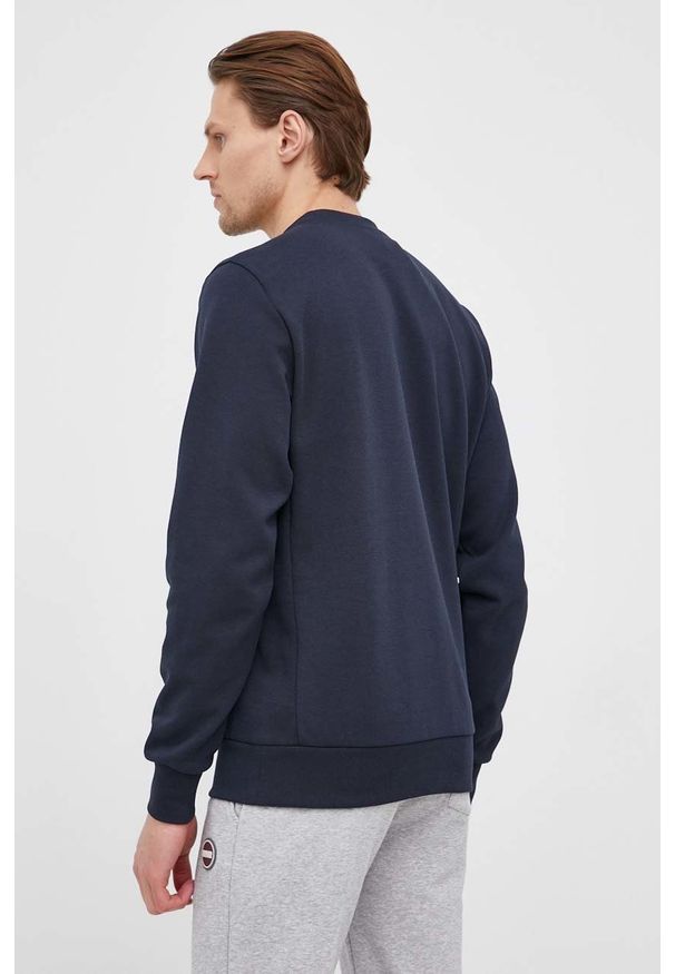 Colmar bluza męska kolor granatowy z nadrukiem. Okazja: na co dzień. Kolor: niebieski. Materiał: dzianina. Wzór: nadruk. Styl: casual