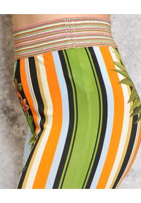 CRISTINAEFFE MILANO - Szerokie spodnie z kwiatowym printem. Kolor: zielony. Długość: długie. Wzór: kwiaty, nadruk. Sezon: lato #2