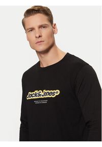 Jack & Jones Longsleeve Vesterbro 12266419 Czarny Relaxed Fit. Kolor: czarny. Materiał: bawełna. Długość rękawa: długi rękaw #4