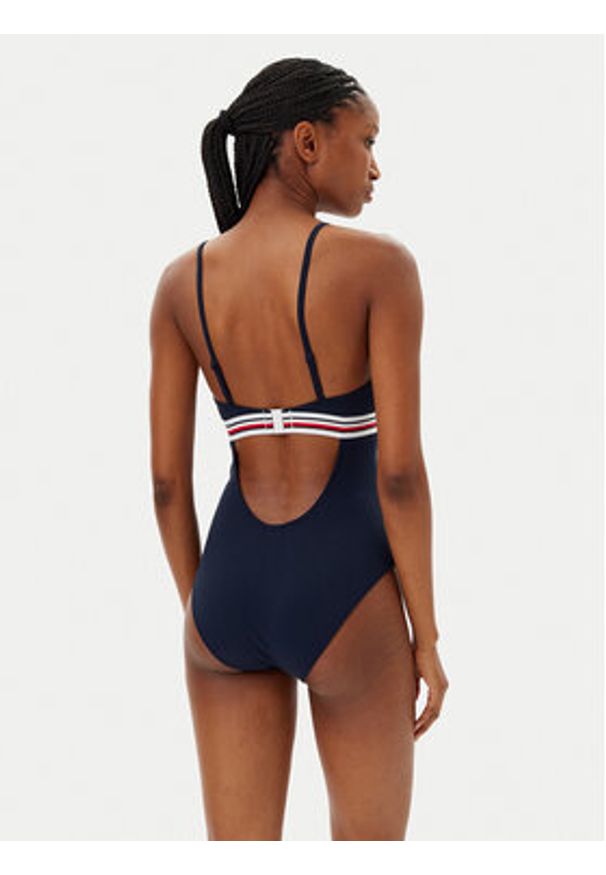 TOMMY HILFIGER - Tommy Hilfiger Strój kąpielowy UW0UW05847 Granatowy. Kolor: niebieski. Materiał: syntetyk