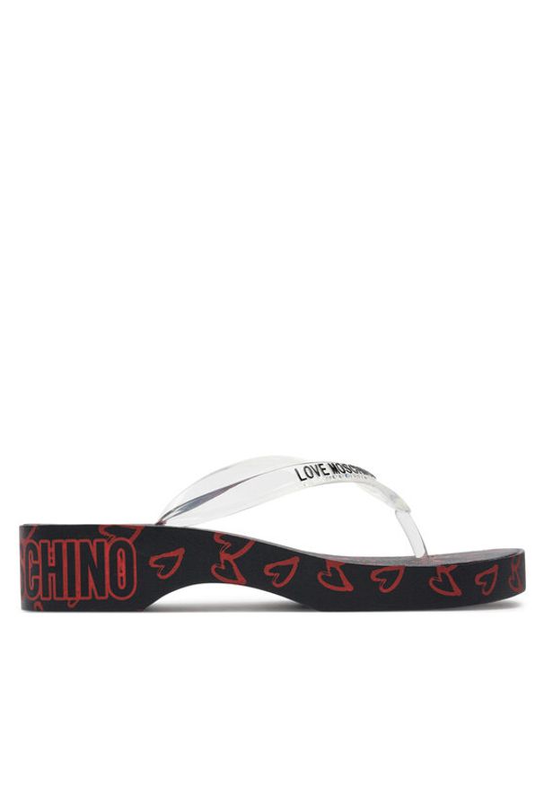 Love Moschino - LOVE MOSCHINO Japonki JA28324G0II3100A Czarny. Kolor: czarny