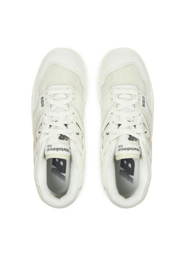 New Balance Sneakersy BBW550RF Beżowy. Kolor: beżowy. Materiał: zamsz, skóra
