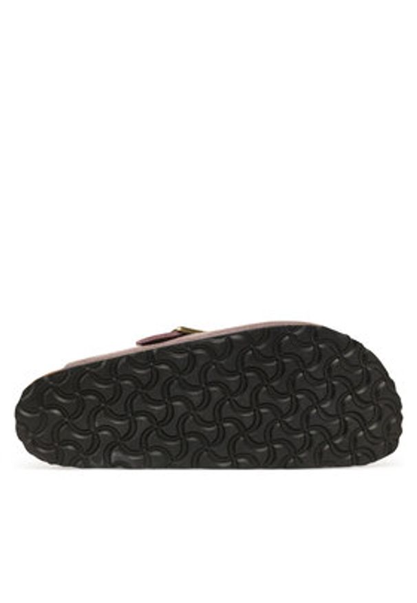 Birkenstock Klapki Boston Braided 1029122 Różowy. Kolor: różowy. Materiał: zamsz, skóra