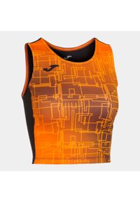 Tank top do biegania damski Joma Elite VIII. Kolor: pomarańczowy, wielokolorowy, czarny