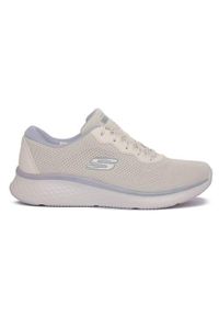 skechers - Buty do chodzenia damskie Skechers Ntmtsketch Lite. Kolor: beżowy. Materiał: materiał, syntetyk. Szerokość cholewki: normalna. Sport: turystyka piesza