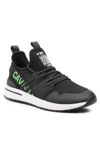 Just Cavalli Sneakersy 74QB3SD3 Czarny. Kolor: czarny. Materiał: skóra #3