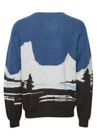 !SOLID - Solid Sweter 21108047 Niebieski Regular Fit. Kolor: niebieski. Materiał: syntetyk #7