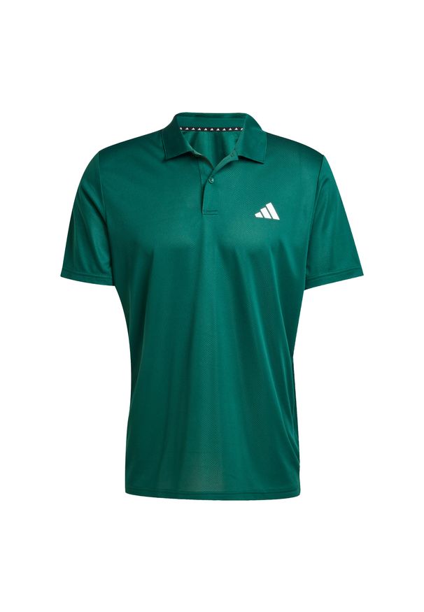 Adidas - Polo adidas Train Essentials. Typ kołnierza: polo. Kolor: zielony, biały, wielokolorowy. Styl: sportowy